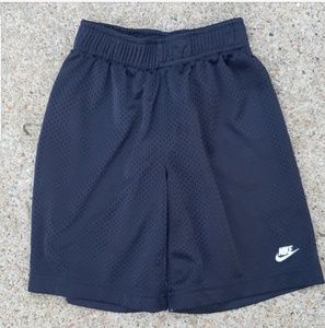 Nike Navy Boys Mesh Sports Shorts